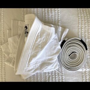 Martial arts gi, white, size A2